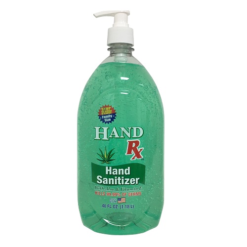 New 824276 Hand Rx Hand Sanitizer 40Oz W- Aloe Vit (6-Pack